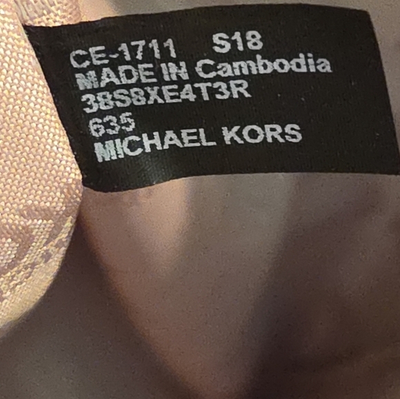 Michael Kors Bag Large Dark Sangria Floral Tote Bag Rare - Picture 6 of 10
